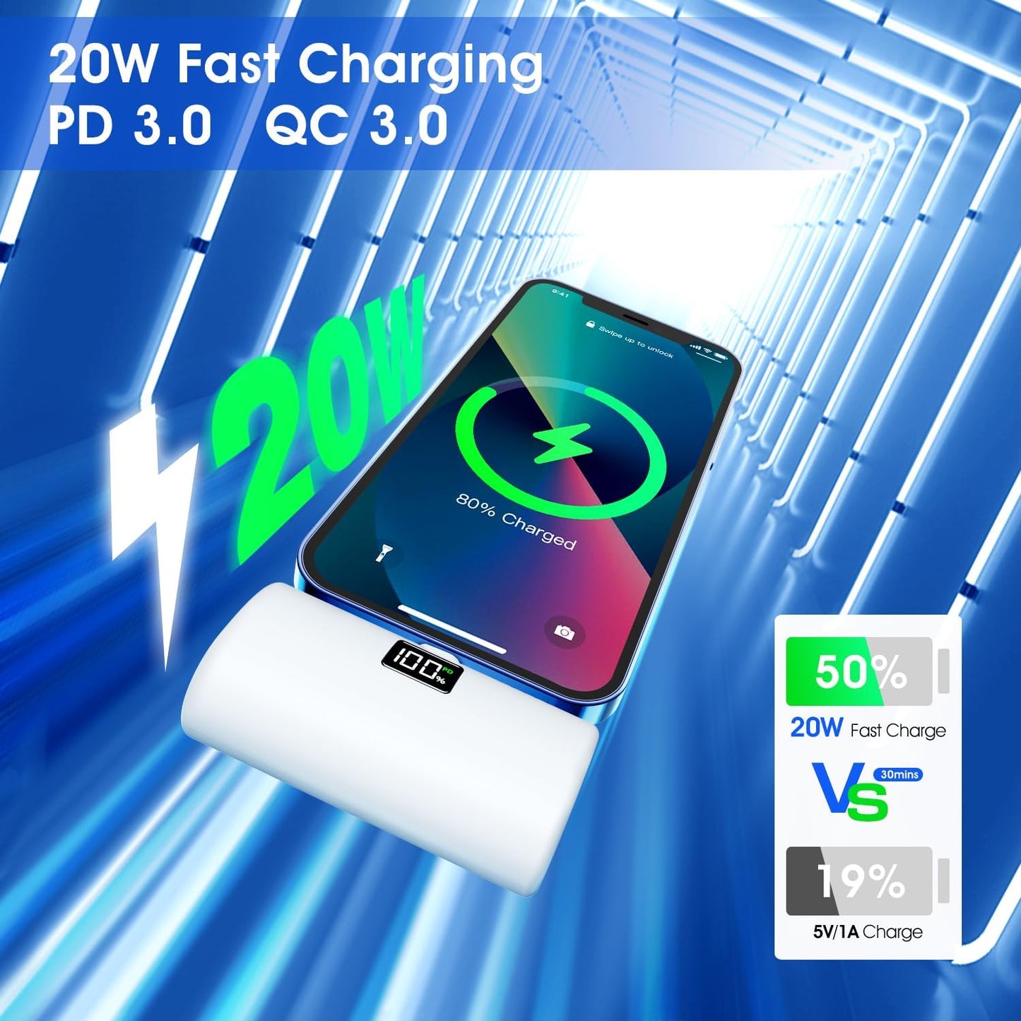 Lightning Wireless Travel Charger